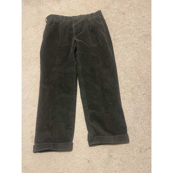 Brooks Brothers Other - Brooks Brothers Elliott Corduroy Pants Men's 38x30 Dark Brown Straight Fit